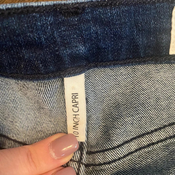 Rag & Bone Capri Jeans size 25/23L dark wash - Picture 4 of 7